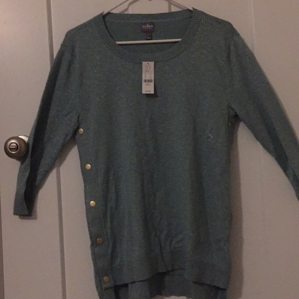 NY&Co. mint green light sweater